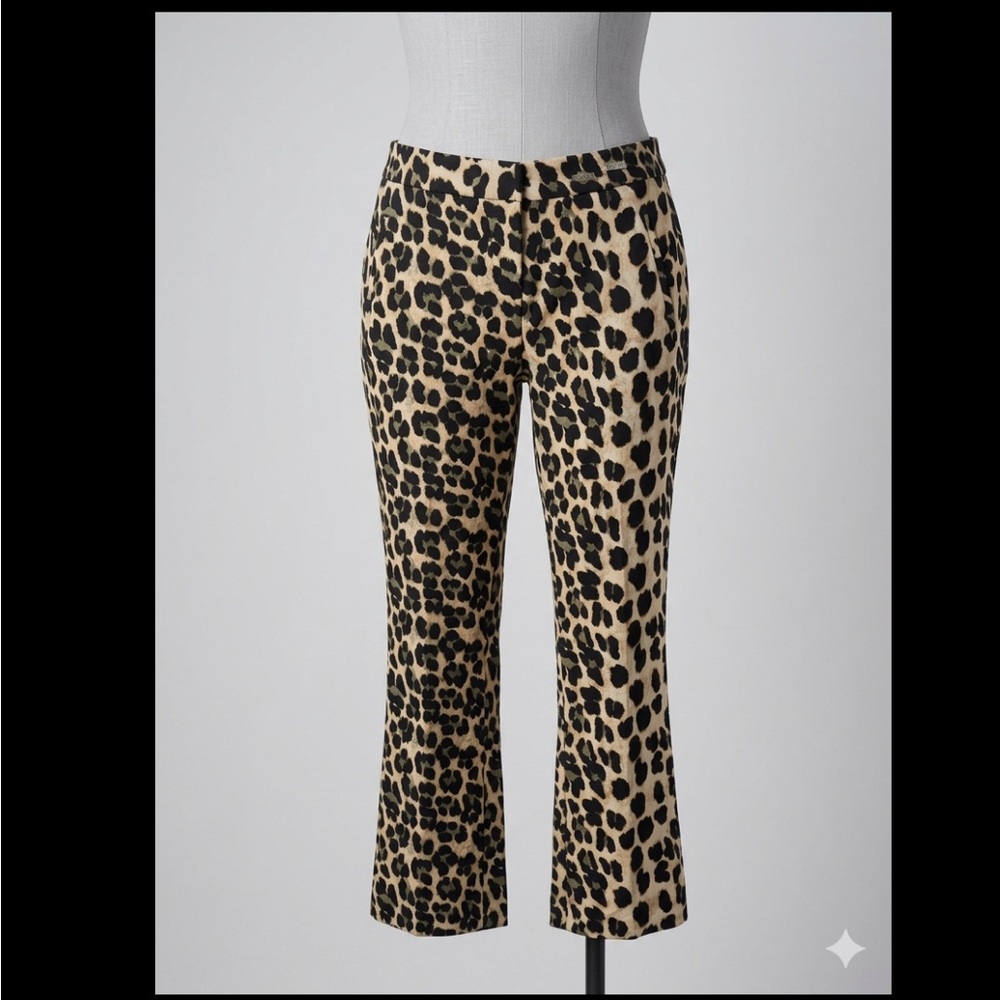 Zara Basic Animal Print Trousers